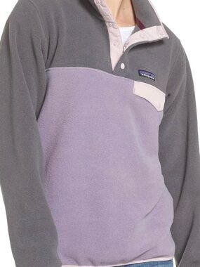 Patagonia Women’s Synchilla Fleece Pullover - Gray & Lavender
